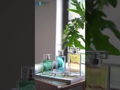 3.4 Oz Hervulbare lege vierkant Parfumflessen Goud Zilver Niet-vergieten