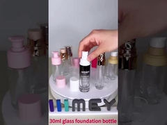 Glasflessen met basis