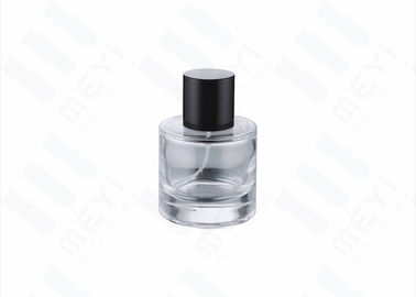 De Fles van het douaneparfum Verpakking met Glanzende Zilveren Parfumpomp en Zwart GLB