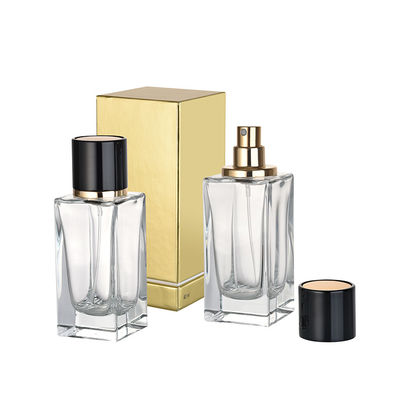 Custom Logo Parfum Fles Verpakking Glas Sproeipomp Verschillende kleuren Formen Parfum/cosmetische 30/50/100ml